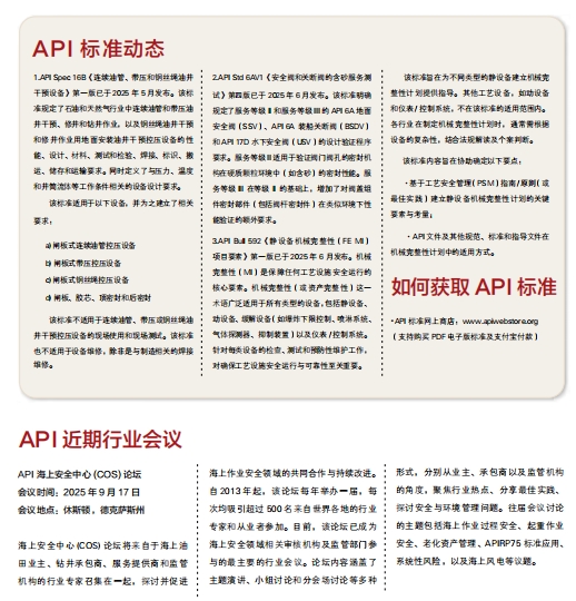  API專欄——API標(biāo)準(zhǔn)動態(tài)(2025年8月）